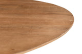 Tisch rund Naturholz, runder Esstisch Holz, Durchmesser 130 cm
