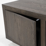 Sideboard braun Eiche furniert, Anrichte braun Eiche furniert, Breite 200 cm