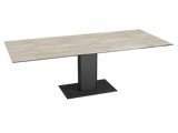 Esstisch Travertin-Optik ausziehbar, Tisch Keramik ausziehbar Travertin, Esstisch Keramik ausziehbar, Länge 150-230 cm
