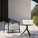 Gartensessel taupe, Sessel taupe, Loungesessel taupe, Breite 73 cm