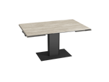 Esstisch Travertin-Optik ausziehbar, Tisch Keramik ausziehbar Travertin, Esstisch Keramik ausziehbar, Länge 150-230 cm