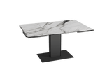 Esstisch Keramik Marmoroptik, Tisch Keramik-Tischplatte, Esstisch Marmoroptik ausziehbar, Länge 130-200 cm