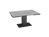 Esstisch Zementgrau Keramik, Tisch ausziehbar Keramik, Esstisch grau ausziehbar, Länge 150-230 cm