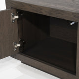 Fernsehschrank braun Eiche furniert, TV Schrank braun Eiche furniert, Lowboard braun Eiche furniert, Breite 200 cm