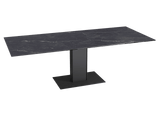 Anthracite ceramic dining table, extendable ceramic table, extendable ceramic dining table, length 150-230