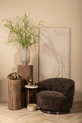 Sessel braun drehbar, Lounge-Sessel braun, Breite 87 cm AKTION!!!
