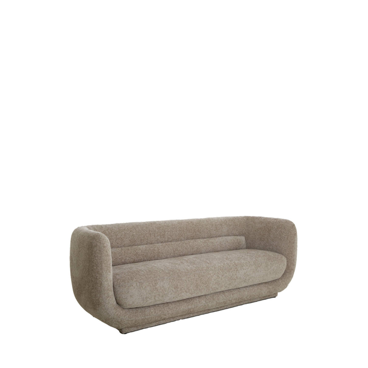 Sofa taupe-beige, 3 Sitzer Sofa beige, Länge 237 cm