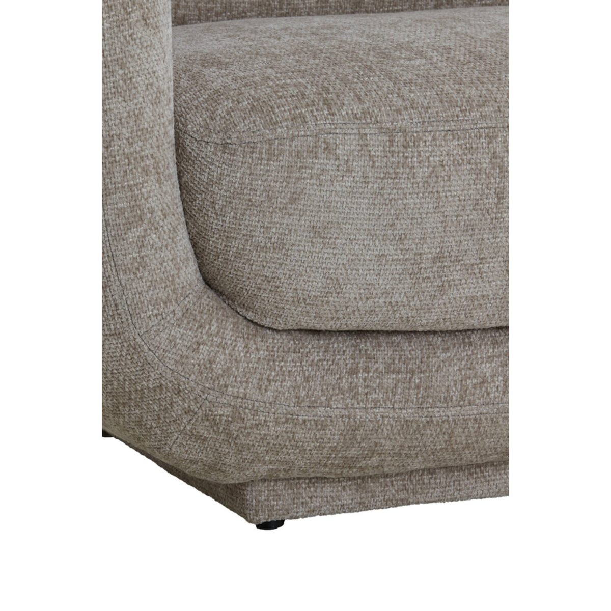 Sofa taupe-beige, 3 Sitzer Sofa beige, Länge 237 cm