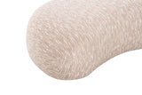 Sofa beige halbrund, halbrundes Sofa beige-creme, Länge 330 cm