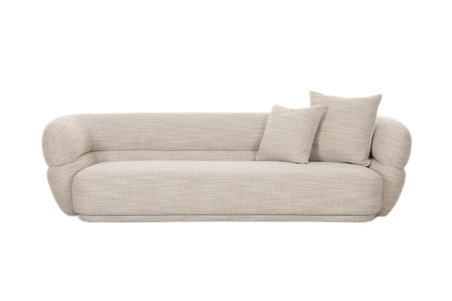 Sofa beige 3 Sitzer, Sofa beige-creme, Länge 275 cm