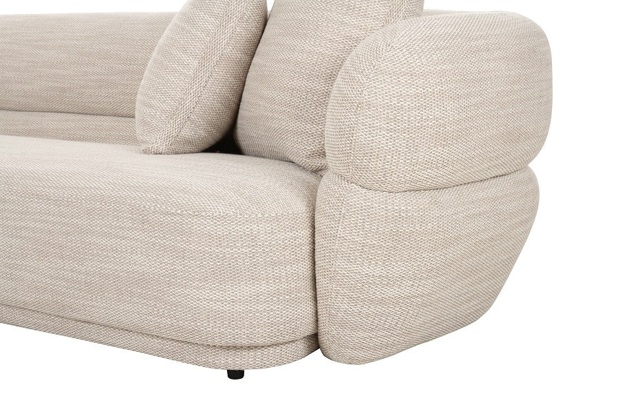 Sofa beige 3 Sitzer, Sofa beige-creme, Länge 275 cm