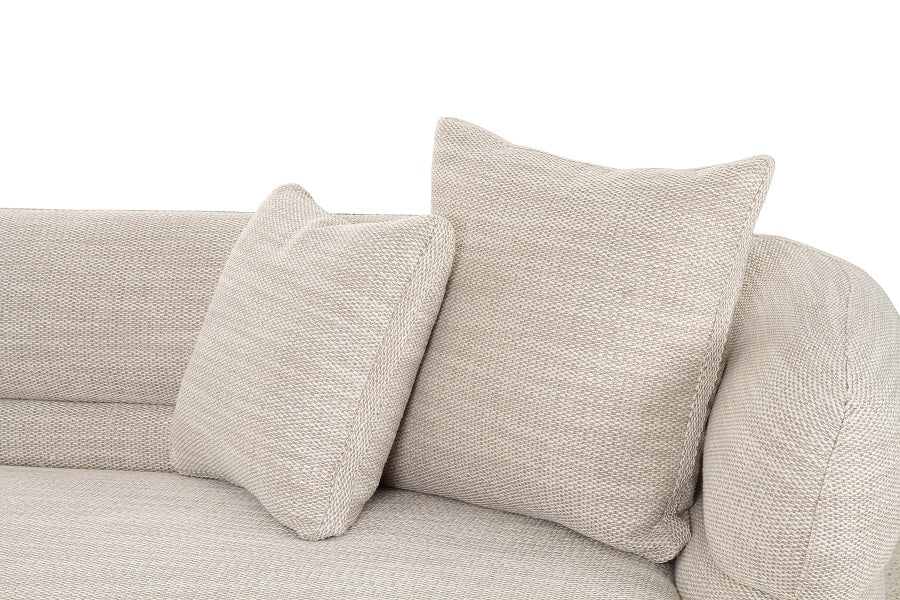Sofa beige 3 Sitzer, Sofa beige-creme, Länge 275 cm