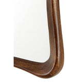 Wandspiegel Holz braun, Wandspiegel braun Holz, Spiegel braun Holz, Höhe 160 cm