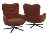 Sessel Rost-rot, Sessel drehbar