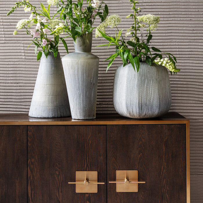 Sideboard Gold-braun Messing-Gestell, Anrichte braun-Gold, Breite 180 cm