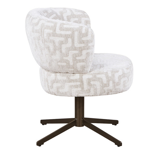 Stuhl beige drehbar,&nbsp; gepolsterter Esszimmerstuhl beige