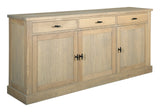 Sideboard Eiche Landhaus,  Anrichte Eiche Landhaus, ; Breite 200 cm