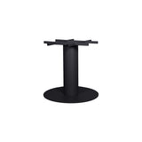Tischgestell rund schwarz, Tischfuß rund Säule schwarz,  Höhe 72 cm