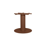 Tischgestell rund Rust-braun, Tischfuß rund Säule braun,  Höhe 72 cm