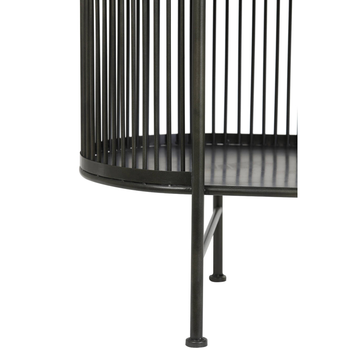Black metal shelf, industrial design metal bookcase, metal shelving unit, width 119cm