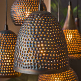 Pendelleuchte Metall Industriedesign, Hängelampe Metall, Breite 90 cm