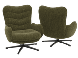 Armchair green, armchair swivel green