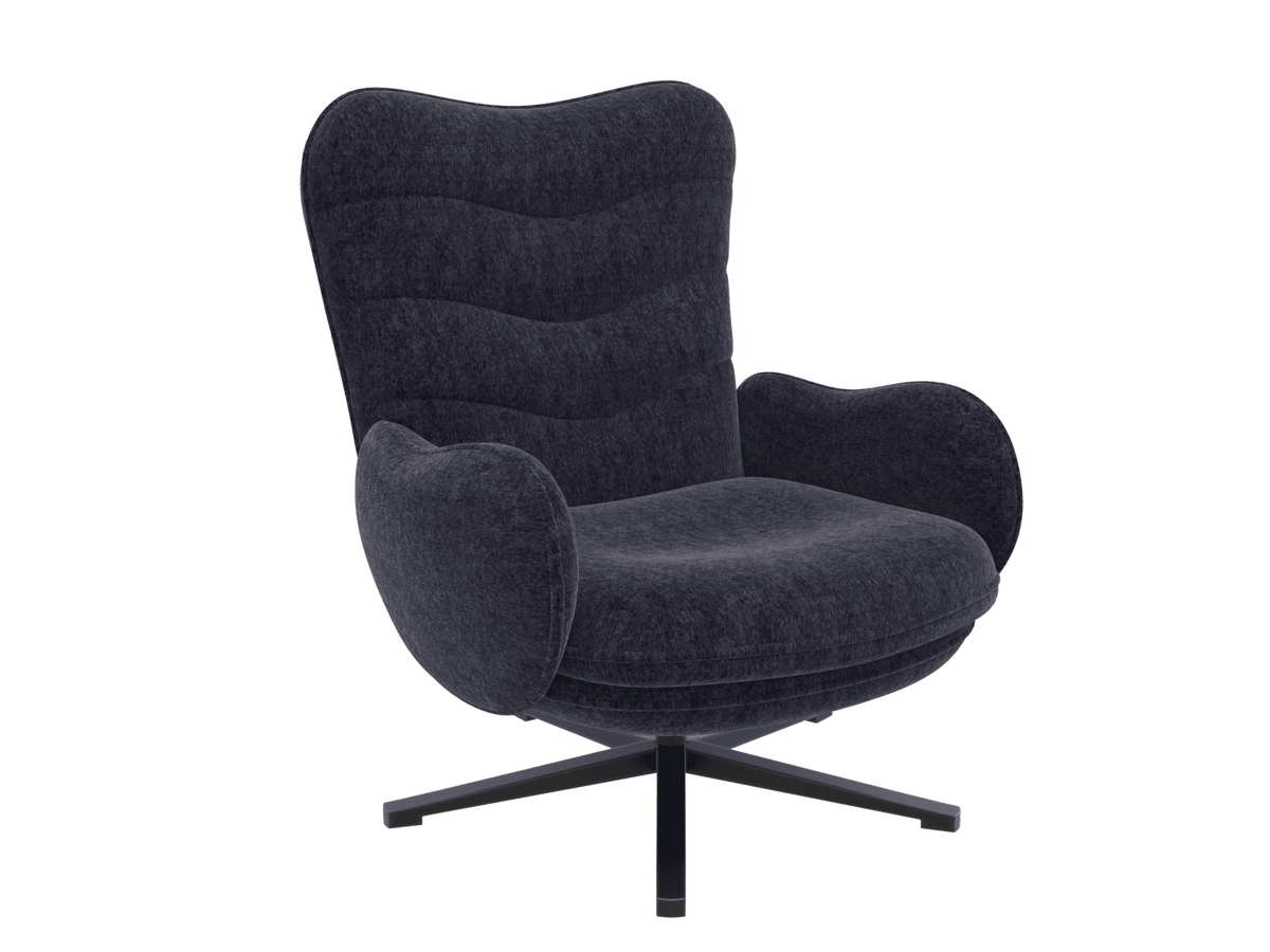 Armchair blue, Swivel armchair blue