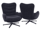 Armchair blue, Swivel armchair blue