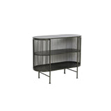 Regal schwarz Metall, Konsole Industriedesign Metall, Metall Regal, Breite 100 cm