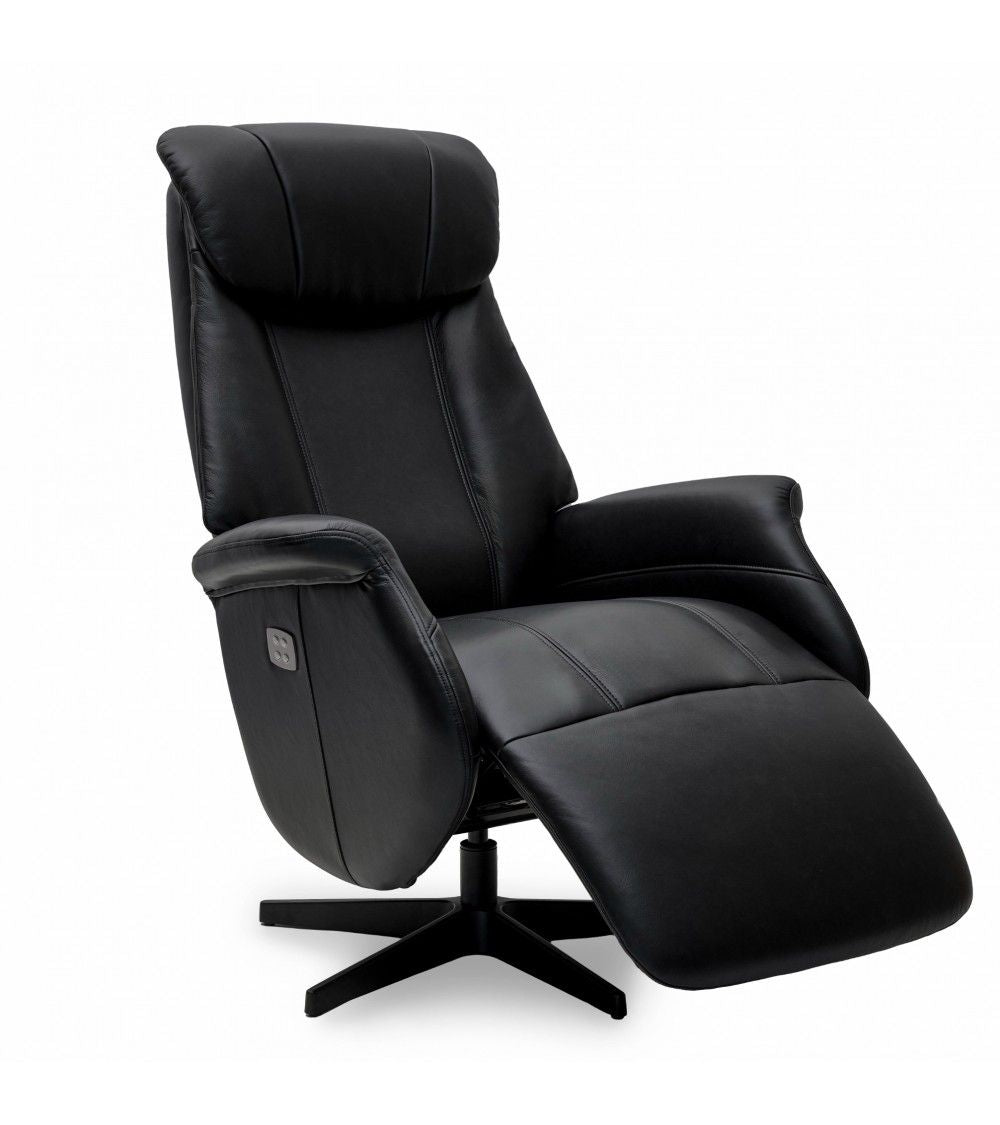 Armchair brown, swivel recliner brown