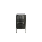 Regal schwarz Metall, Konsole Industriedesign Metall, Metall Regal, Breite 100 cm