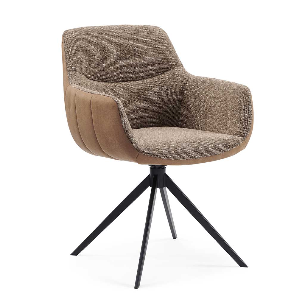 Armlehnenstuhl cognac-braun&nbsp; drehbar, Esszimmerstuhl drehbar cognac, Stuhl braun-cognac