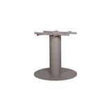 Tischgestell rund  taupe, Tischfuß rund Säule taupe,  Höhe 72 cm