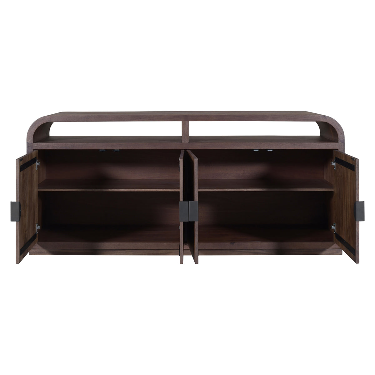 Sideboard braun Holz, Anrichte braun Holz, Breite 180 cm