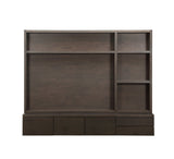 TV Schrank braun,  Fernsehschrank braun, Fernsehwand Eiche furniert, Maße 220 x 176 cm