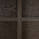 TV Schrank braun,  Fernsehschrank braun, Fernsehwand Eiche furniert, Maße 220 x 176 cm