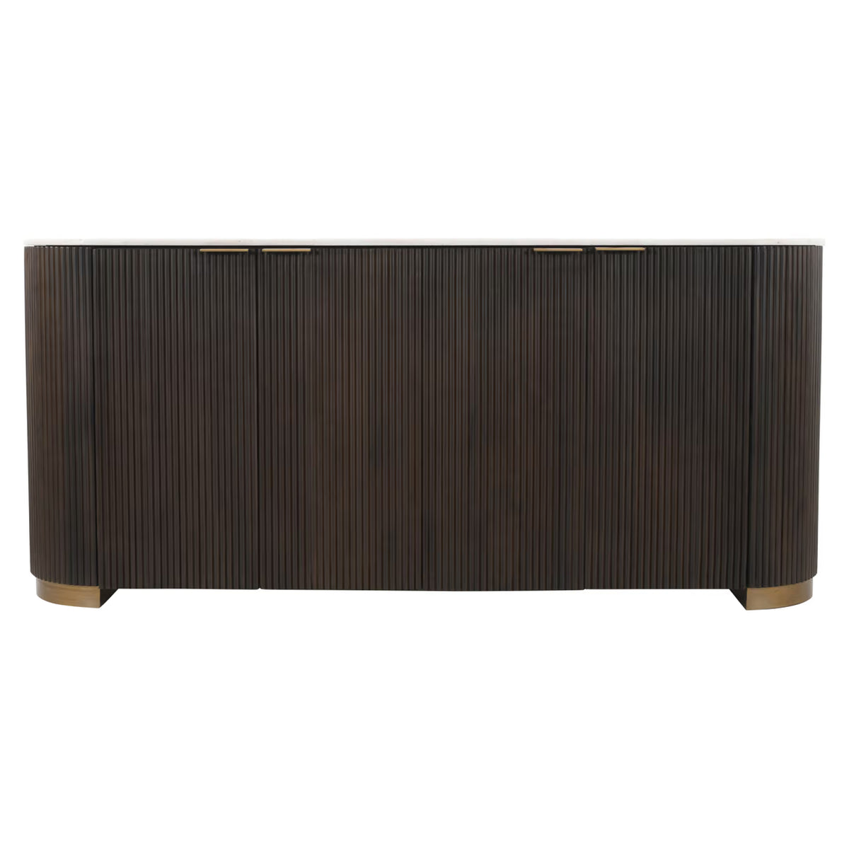 Sideboard gold black, sideboard black, sideboard black gold, width 225 cm
