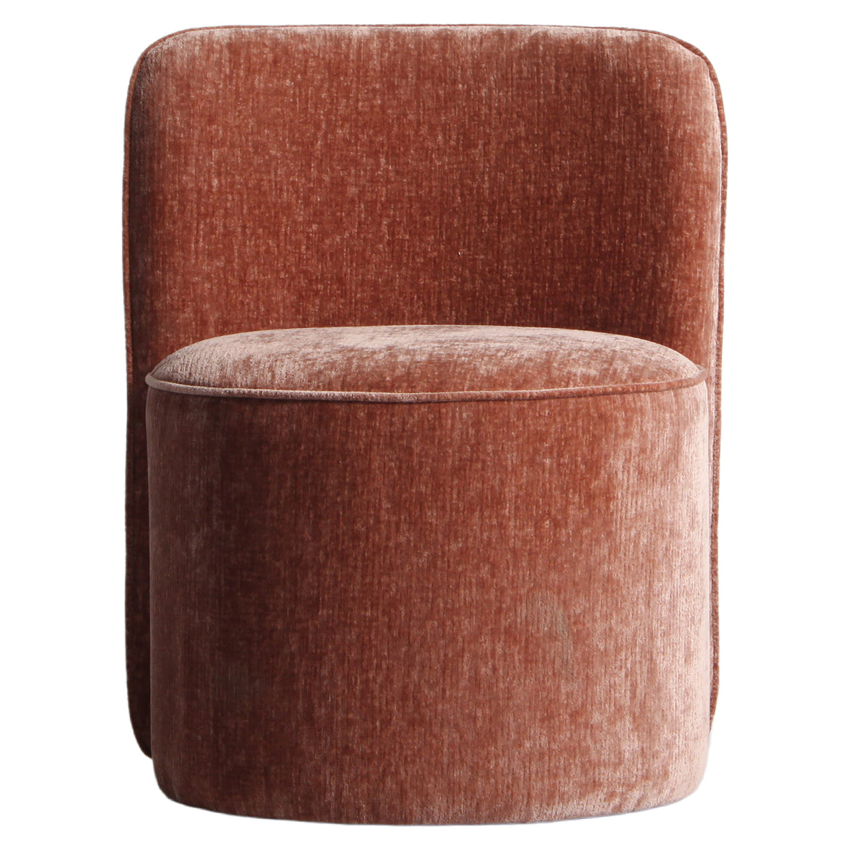 Schminktisch halbrund, Schminktisch rund mit Sessel, Breite 73 cm