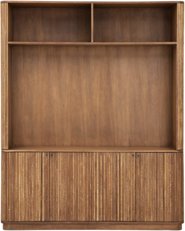 TV Regal braun-schwarz, Fernseheschrank Holz Teak, Breite 170 cm