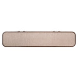 Fernsehschrank braun Textil-Bespannung, Eiche furniert, TV Schrank braun oval, Breite 190 cm