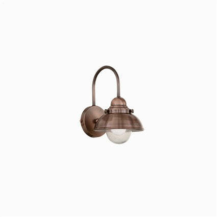 Wandleuchte Metall kupfer