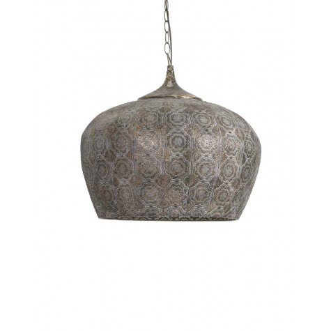 Pendelleuchte Orient gold-braun, Hängeleuchte Oriental, orientalische Lampe, Durchmesser 51 cm