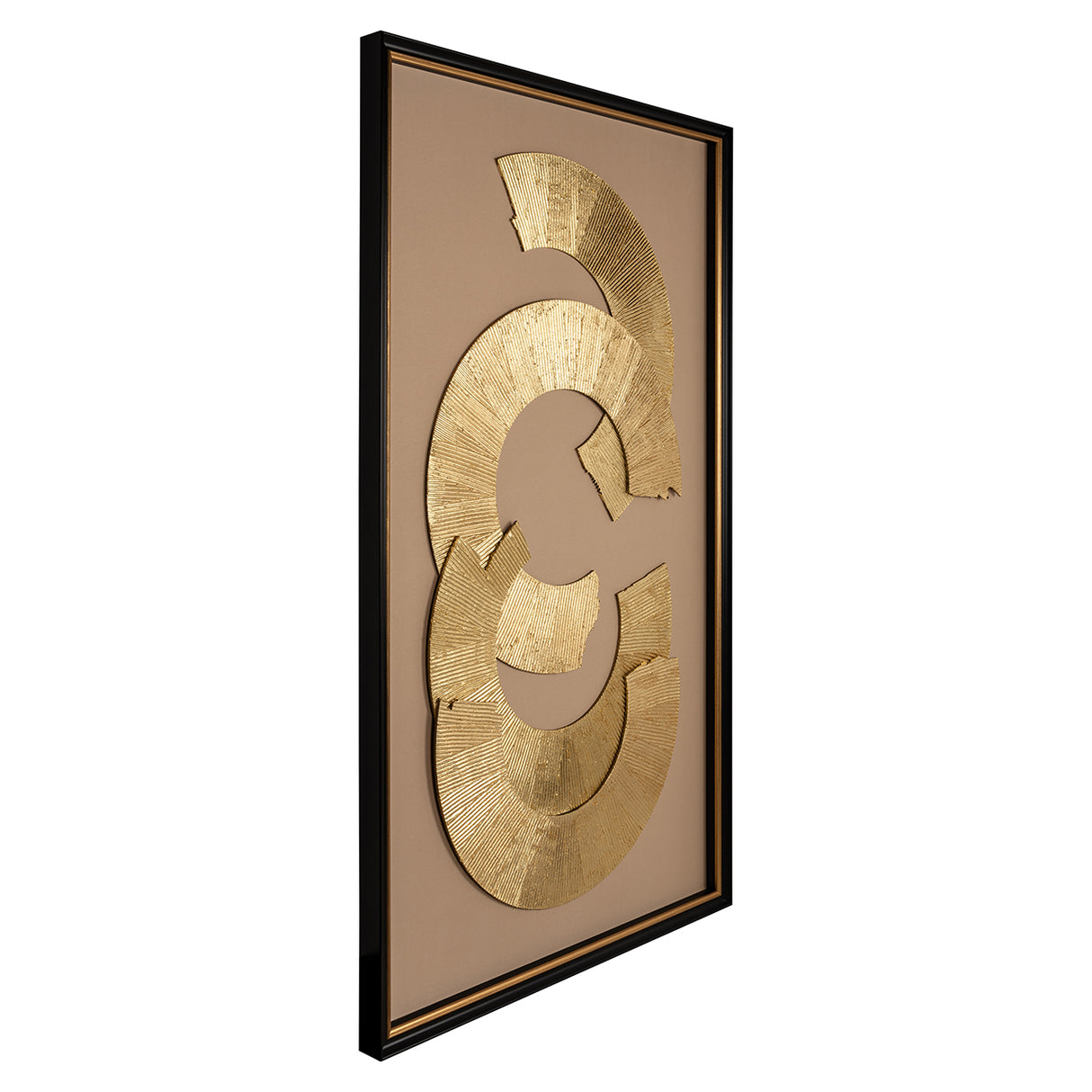 Bild Gold, Wandbild Gold, Maße 145x85 cm