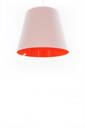 Design-Pendelleuchte, moderne Pendellampe in fünf  verschiedenen Farben, 53 cm