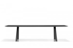 Tisch schwarz , Esstisch schwarz, Konferenztisch schwarz, Länge 300 cm