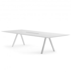 Tisch weiß , Esstisch weiß, Konferenztisch weiß, Länge 240 cm