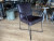 Stuhl Echtleder schwarz, Stuhl schwarz Industriedesign, Stuhl mit Armlehne Leder