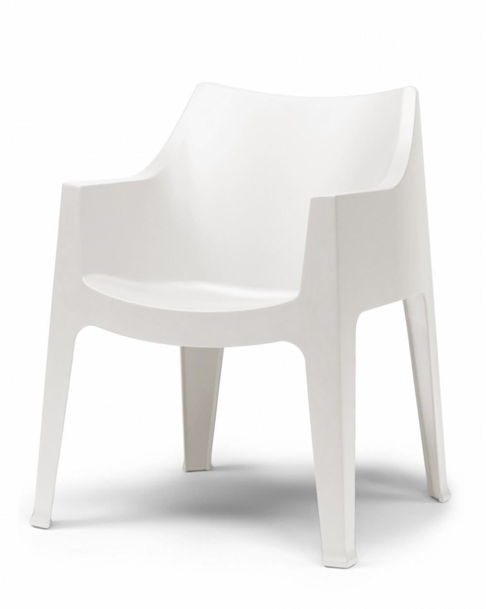 Outdoor stapelbar, Stuhl Kunststoff, Gartenstuhl weiß Möbel weiß