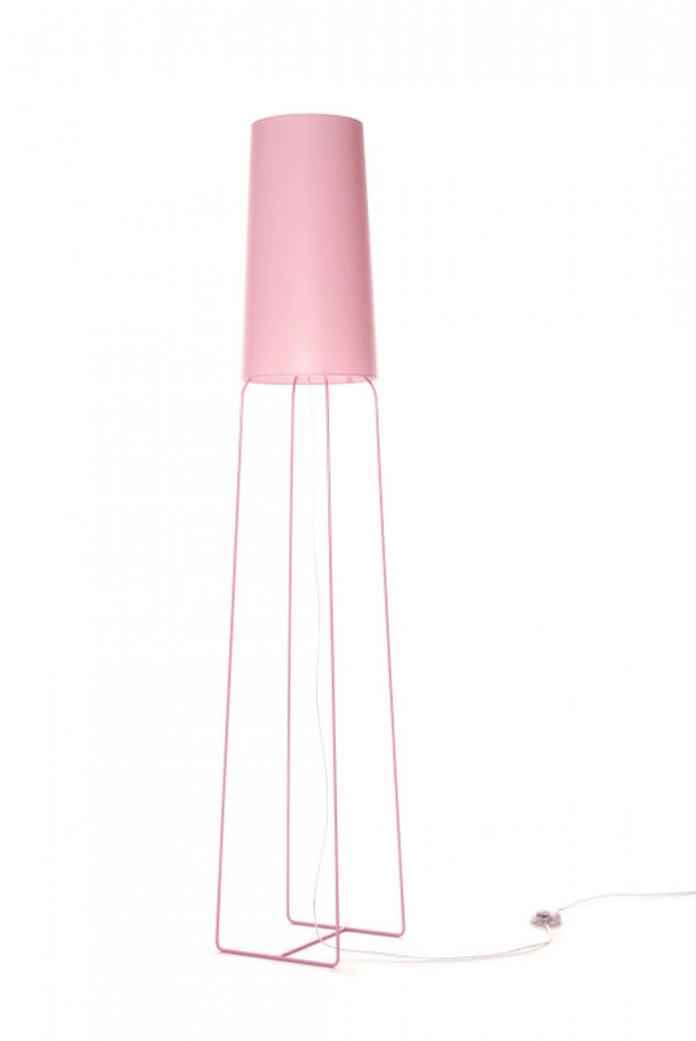 Lampenschirm rosa, rosa Stehlampe moderne Stehleuchte mit