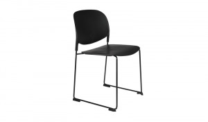 Stuhl schwarz, Stuhlbeine schwarz